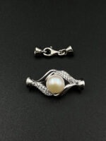 Gümüş Gerçek İnci Klipsi Set Takımı - ES-K1370 - Görsel 4