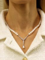 Gümüş Doğal Gerçek İnci Set - ES-S4530 - Görsel 2