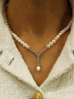 Gümüş Doğal Gerçek İnci Set - ES-S4590 - Görsel 2